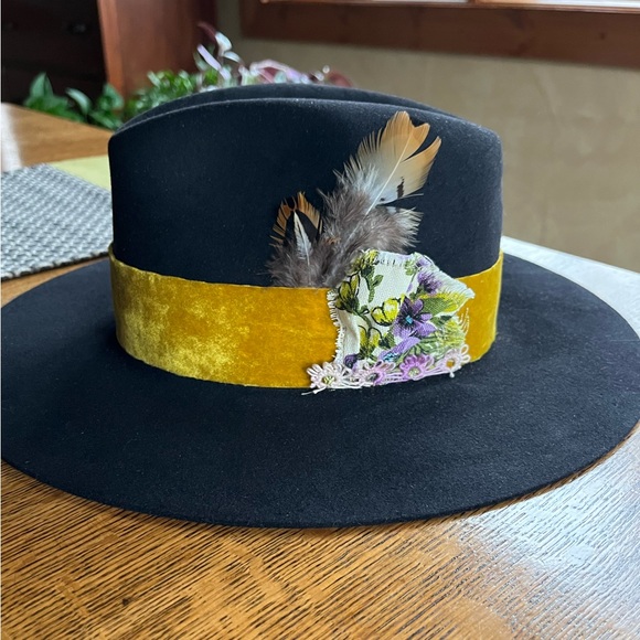 Vintage Custom Handcrafted 5X Beaver Hat Black Size 7-1/4 - Picture 2 of 16